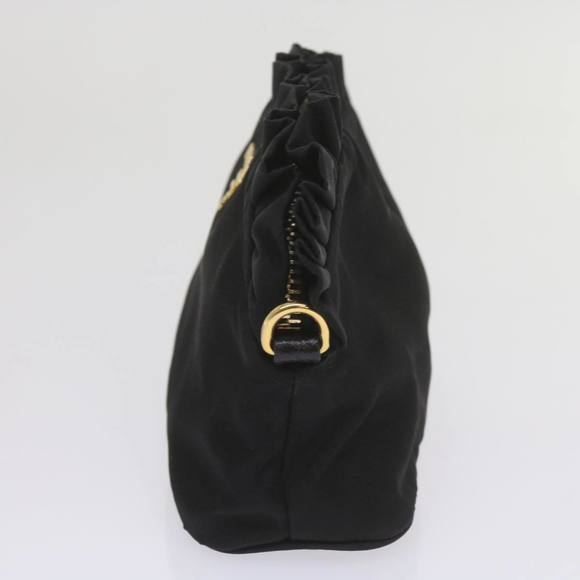 PRADA Pouch Nylon Black Auth yb445 - Picture 3 of 16